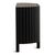 Contemporary Black Fluted Round Front Sideboard For Sale - Image 3 of 7