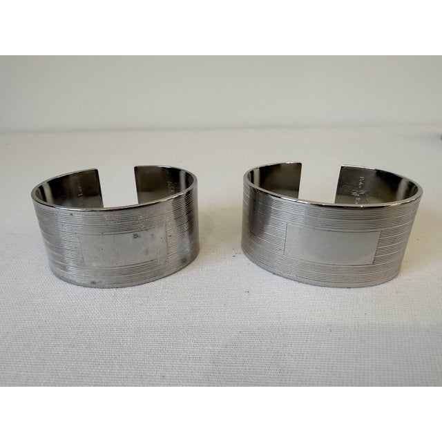 Silver Vintage Polo Ralph Lauren Silverplated Napkin Rings, Set of 12 For Sale - Image 8 of 13