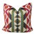 Thibaut "Berner Blanket" in Fuschia/Navy Indoor/Outdoor 22" Pillows-a Pair For Sale