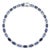 Natural 18k Gold Blue Sapphire 11.47ct & Diamond 0.45ct Bracelet For Sale