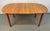 Brown Mid-Century Modern Teak Oval Extension Dining Table For Sale - Image 8 of 16