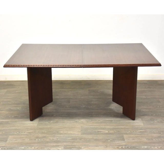 Frank Lloyd Wright for Henredon Taliesin Dining Table For Sale In Boston - Image 6 of 13