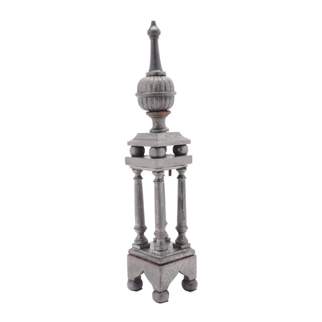 Late 19th Century Cast Iron Architectural Finial, C. 1875-1900 For Sale - Image 5 of 7