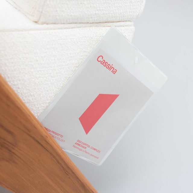 Set of 053 Capitol Complex Chairs by Pierre Jeanneret for Cassina For Sale - Image 12 of 18