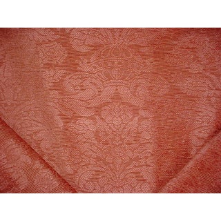 Brunschwig Et Fils Br-89430 Barnstable Chenille Salmon Upholstery Fabric - 8y For Sale