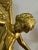Early 21st Century Vintage Pair of Italian Solid Brass Cherub Wall Sconce For Sale - Image 5 of 9