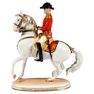 Pirouette Horse of the Spanish Riding School in Vienna by Augarten For Sale