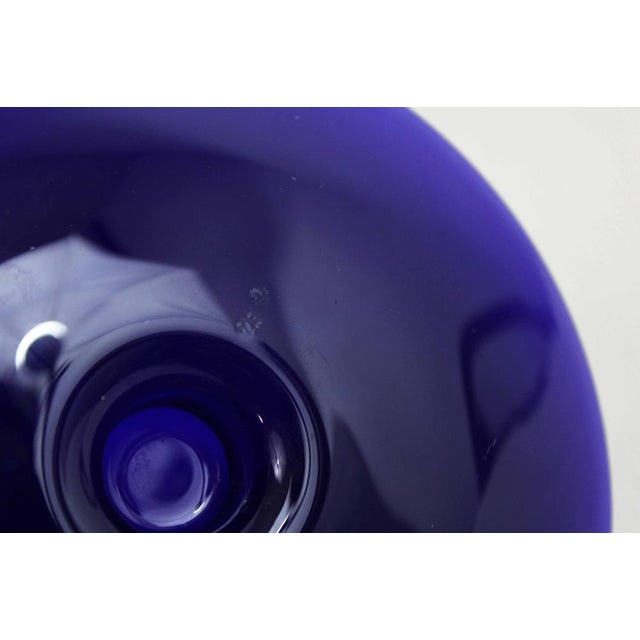 Blue Glass Candleholder from Kosta Boda, 1970s For Sale - Image 6 of 9