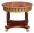 Antique French Empire Round Marquetry Table For Sale