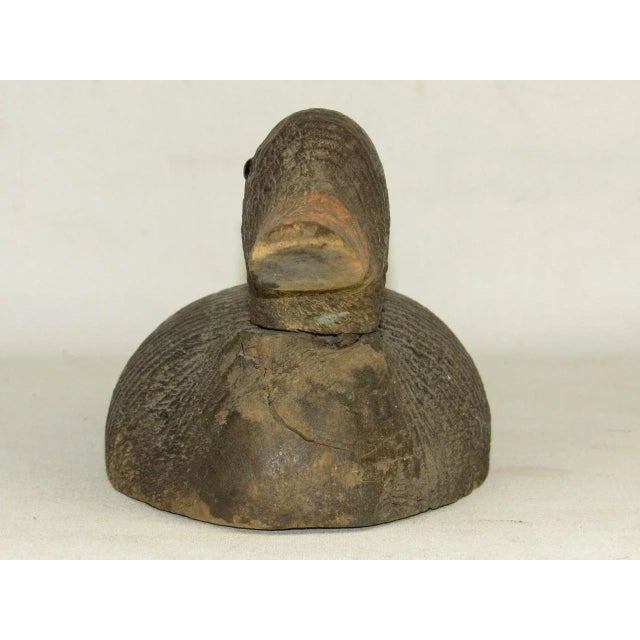 Antique Folk Art Duck Decoy For Sale - Image 10 of 12