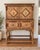 Vintage Burl Wood Dry Bar Cabinet, Ornate Carved Floral Interior, European Boho Statement Furniture For Sale - Image 4 of 5