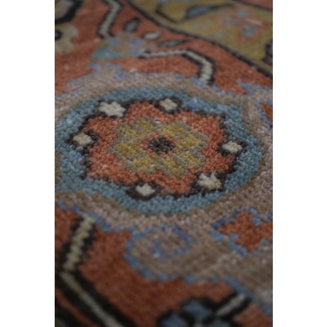 Approx. 9 X 12 Wool Size Indian Made Heriz Rug For Sale - Image 11 of 12
