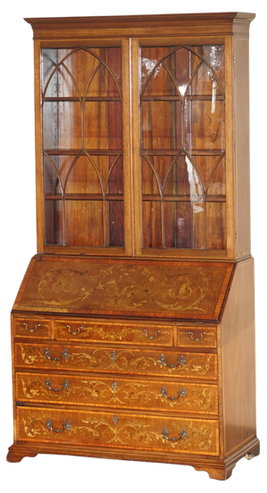 Antique Sheraton Revival Cabinet, 1840s