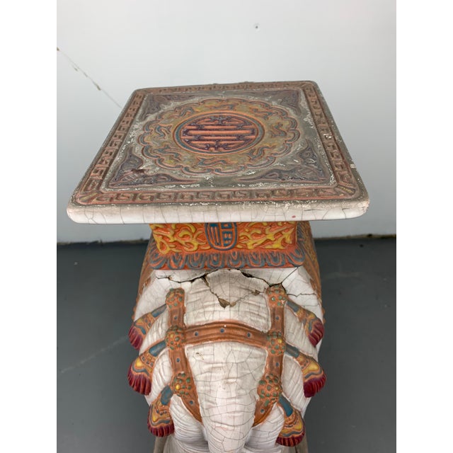 Vintage Chinese Elephant Garden Seat For Sale In Los Angeles - Image 6 of 10