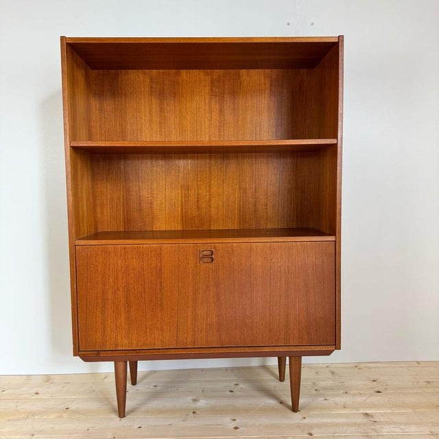 Wood Vintage Danish Teak Bookcase from Clausen & Son, 1960s For Sale - Image 7 of 7