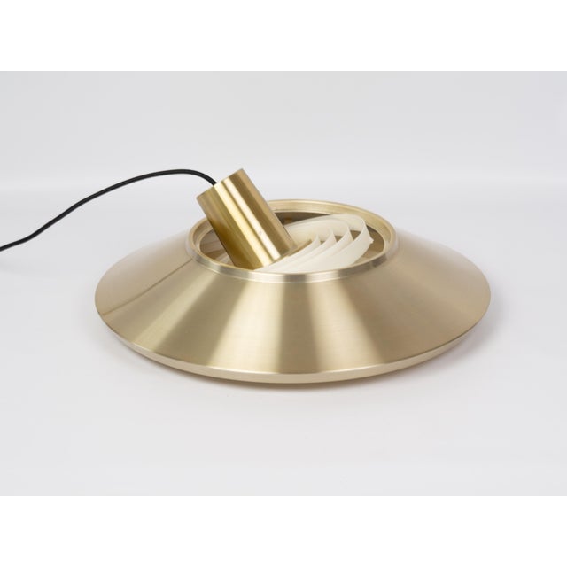 Vintage Danish Navy Pendant Lamp for Nordisk Solar, 1960s For Sale - Image 4 of 13