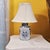 Vintage Blue & White Chinoiserie Porcelain Table Lamp With Double Happiness Symbol For Sale - Image 10 of 18