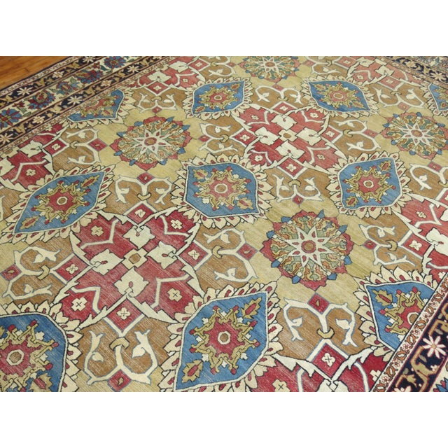 Textile Antique Zabihi Collection Lavar Kirman Rug - 8'10" x 12' For Sale - Image 7 of 13