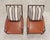 E. J. Victor Pair of Ralph Lauren New Bohemian Leather Spindle Chairs For Sale - Image 4 of 18