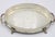 Vintage Silver Plate Footed Tray With Gallery For Sale - Image 11 of 12