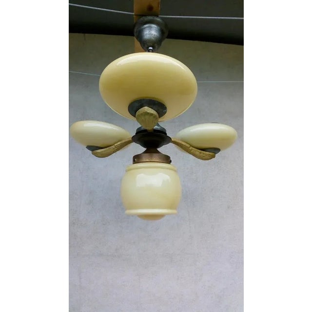 Art Nouveau Hanging Lamp, 1900 For Sale - Image 11 of 17