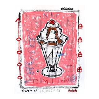 Drip Happens - Original Pop Street Art Acrylic Painting on Cardstock by Gary John For Sale