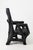 Brutalist Sculptural Armchair in Burnt Oak Wood by Logniture For Sale - Image 10 of 17