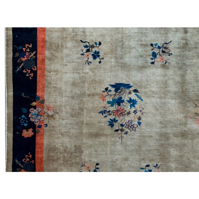 Early 20th Century Chinese Feti Rug For Sale - Image 9 of 14