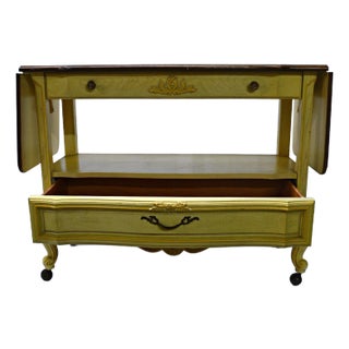 Stanley French Provinicial Drop Leaf Server/Buffet For Sale