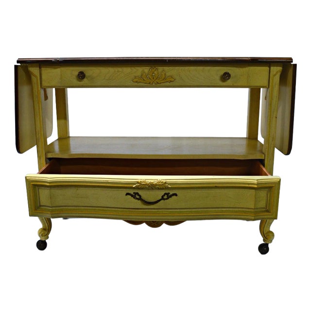 Stanley French Provinicial Drop Leaf Server/Buffet For Sale