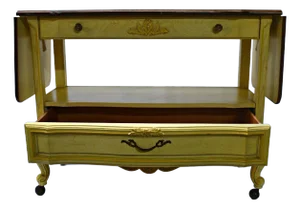Stanley French Provinicial Drop Leaf Server/Buffet