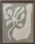 Contemporary Abstract Botanical Paintings on Canvas by r.k. Red - Set of Three For Sale - Image 4 of 8