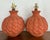 Vintage Terracotta Faux Weave Lamps - A Pair For Sale - Image 9 of 12