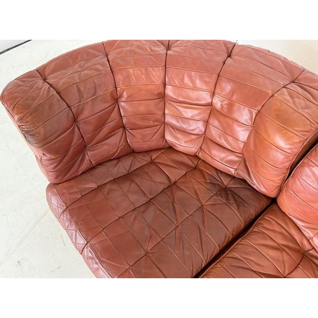 DS-11 Modular Leather Sofa from de Sede, Set of 5 For Sale - Image 13 of 18