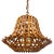 Bamboo & Rattan Pendant Lamp by Louis Sognot, France, 1960s For Sale