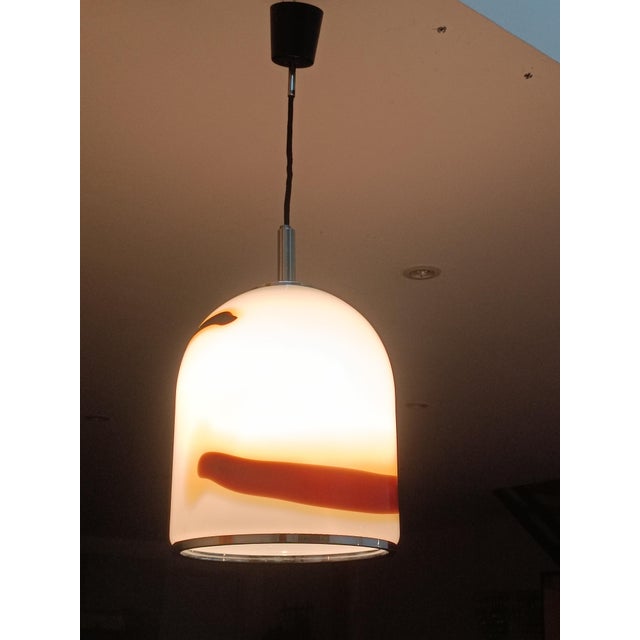 Murano Glass Pendant Lamp, 1970s For Sale - Image 4 of 6