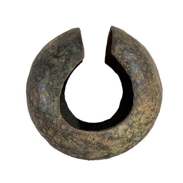 Old Lg African Mbole Anklet Bracelet Trade Currency 8.5" Congo For Sale - Image 4 of 6