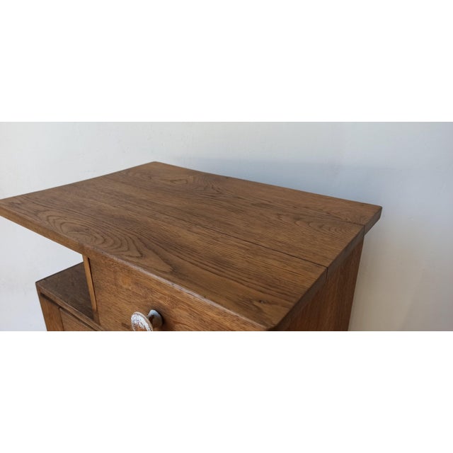 Wood Vintage Bedside Table, 1950s For Sale - Image 7 of 15