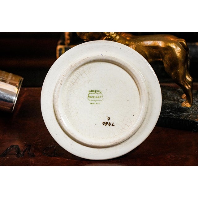 Lovely Antique Advertising Shelley Porcelain Match Striker Tooth Pick Holder Tobacciana Home Decor For Sale - Image 11 of 12