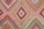 Colorful Vintage Turkish Kilim Rug - 67" X 133" For Sale In Raleigh - Image 6 of 13