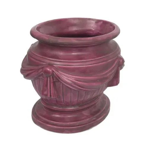 Classicism Style Majolica Flower Pot For Sale - Image 3 of 6