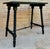 Baroque Early 20th Century Spanish Side Table with Turned Legs and Iron Stretcher, 1920s For Sale - Image 3 of 18