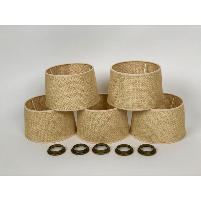 Five Arms Chandelier in Teak Wood and Brass by J. T. Kalmar for Kalmar, 1965 For Sale - Image 11 of 18