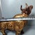 Vintage Gilt-Decorated Brass Bull Sculpture / Chinese Feng Shui Ox Statue For Sale In Los Angeles - Image 6 of 9