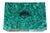 A striking malachite lidded box of substantial scale, distinguished by the exceptionally vivid natural figuring and...
