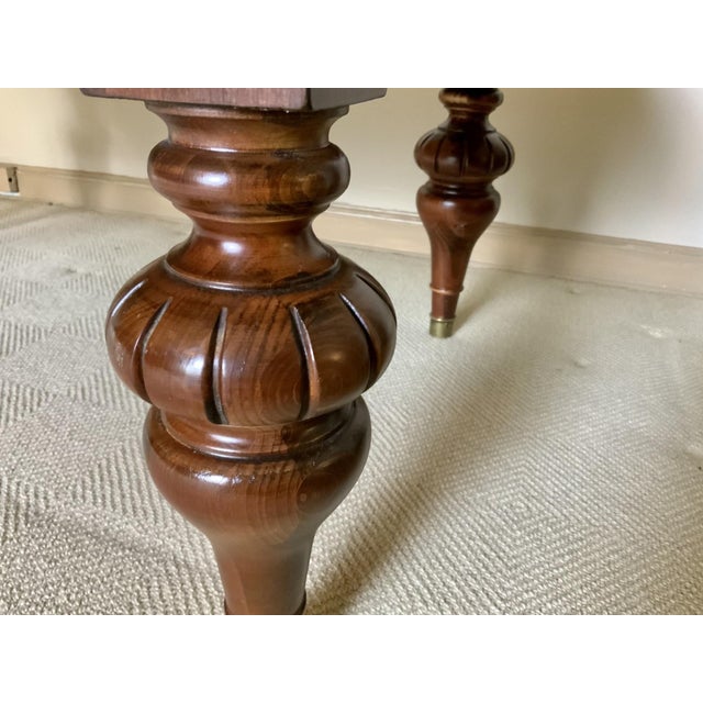 Vintage Rectangular Mahogany Chippendale Style Coffee Table For Sale - Image 18 of 18