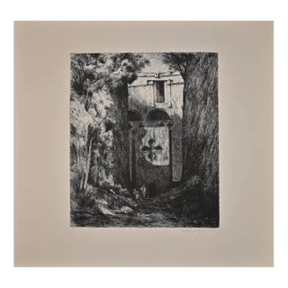 Lino Bianchi Barriviera, Lalibela, Biet Gabriel, Etching, 1939 For Sale