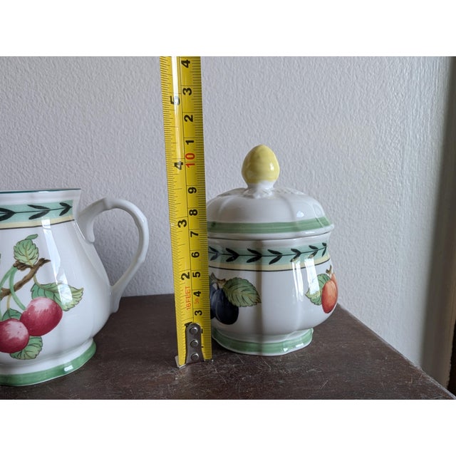 Villeroy & Boch French Garden Fleurence ~ Sugar Bowl and Creamer, Made in Germany For Sale - Image 9 of 14