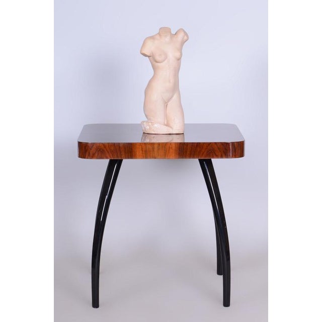 White Original Mid-Century Statue in Patinated Plaster, Czechia, 1960s For Sale - Image 8 of 9