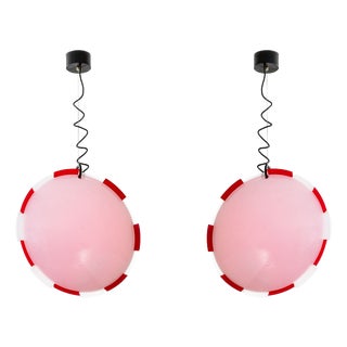 Hanging Lamps by Ico & Luisa Parisi for Terraneo, 1960, Set of 2 For Sale